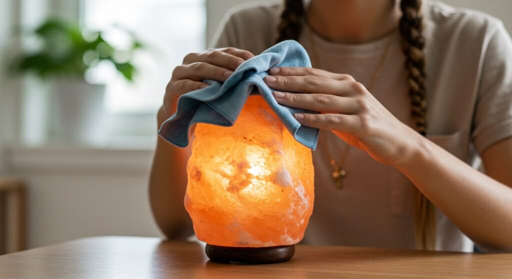 How to clean a Himalayan salt lamp